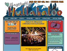 Tablet Screenshot of flaghullabaloo.com